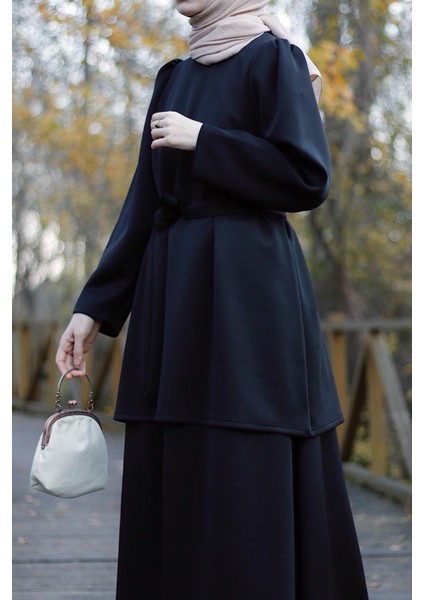 Lüks Etekli Takım - Siyah fiyatları