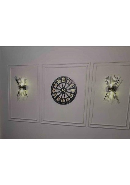 Şık Siyah Metal Kirpi Duvar Aplik, Pilli ve Tek Adet, E27 Duy, Modern Tasarım fırsatları