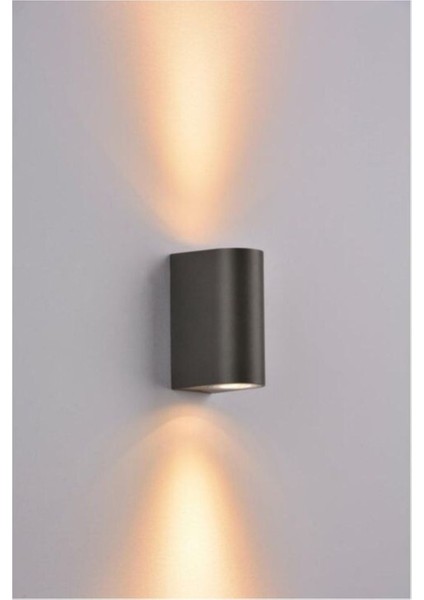Şık Siyah LED Duvar Aydınlatması İç ve Dış Mekan Dekoru