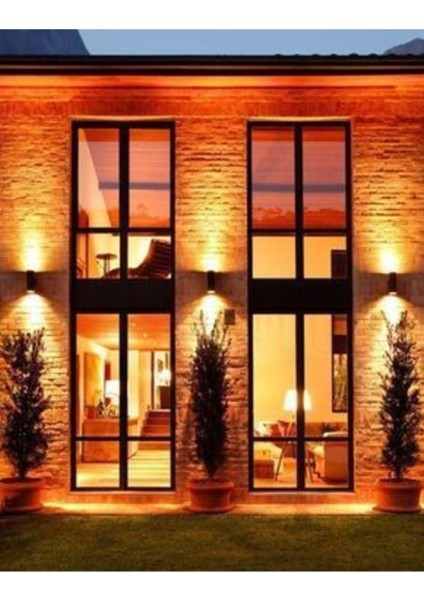 Şık Siyah LED Duvar Aydınlatması İç ve Dış Mekan Dekoru fırsatları