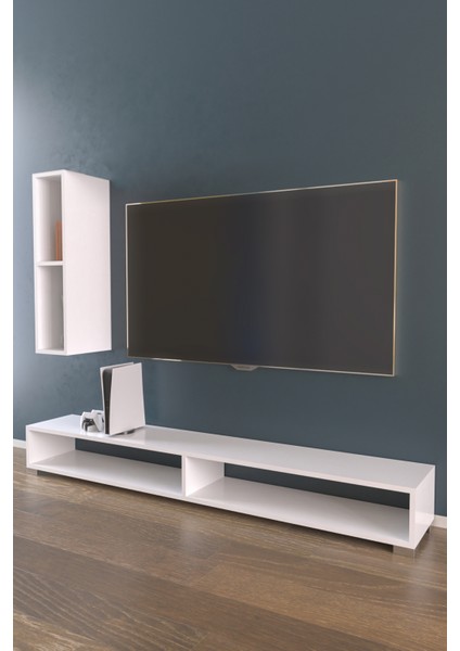 180 cm Dekoratif Raflı Minimal Tv Ünitesi Takımı fiyatları