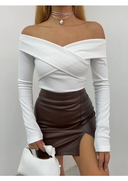 Lymens Fashion Çapraz Bantlı Straplez Bluz - Şıklığın ve Zarafetin Buluşma Noktası modelleri