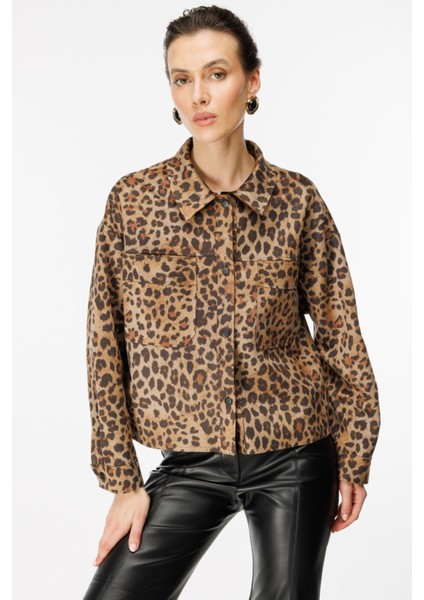 On Leopar Desenli Mont Camel-Leopar