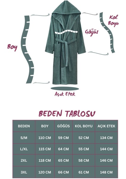 Yeşil Kapüşonlu Oversize Bornoz, Pamuk, Rahat ve Şık Tasarım modelleri