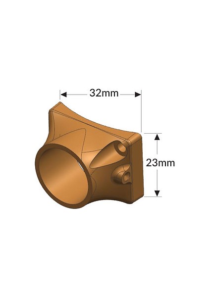 FS88 Döküm Oval Boru Girişi