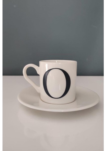 Decorıum Kum O Harfi Kahve Fincanı