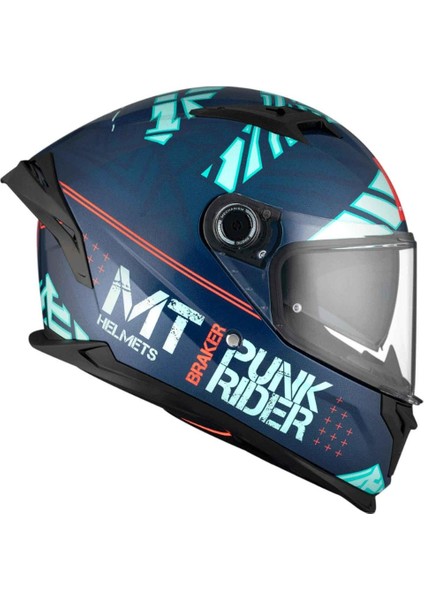 Braker Punk Rider C7 Gloss Kapalı Kask