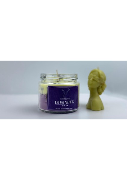 Stworkshop Lavanta Kokulu Tasarım Mum, Doğal, Vegan ve El Yapımı Lavanta Kokulu Soya Wax Mumu %100 Soya Wax’ından Üretilen Bu Mum, Zararlı Kimyasallar Içermez. 300GR Ağırlığında Yoğun Kokuludur modelleri