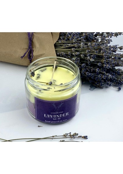 Stworkshop Lavanta Kokulu Tasarım Mum, Doğal, Vegan ve El Yapımı Lavanta Kokulu Soya Wax Mumu %100 Soya Wax’ından Üretilen Bu Mum, Zararlı Kimyasallar Içermez. 300GR Ağırlığında Yoğun Kokuludur indirimleri