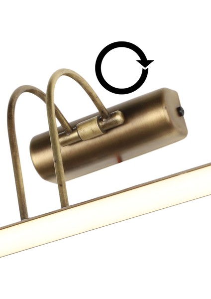 Şık Eskitme Ledli Pano Aplik, modern ve doğal dekorasyon için ideal seçim, kahverengi. fırsatları