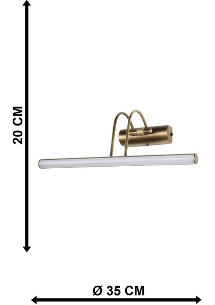 Şık Eskitme Ledli Pano Aplik, modern ve doğal dekorasyon için ideal seçim, kahverengi. indirimleri