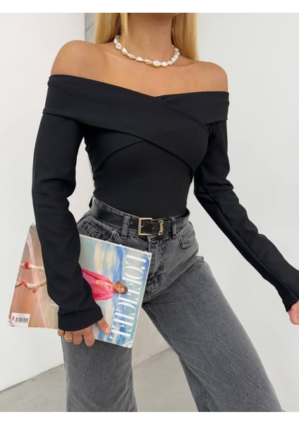 Lymens Fashion Çapraz Bantlı Straplez Bluz - Şıklığın ve Zarafetin Buluşma Noktası modelleri