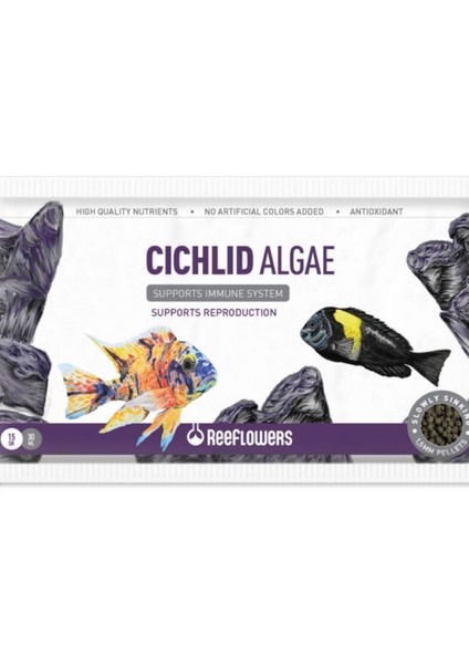 Reeflowers Cichlid Algae Pellet 1,5 mm 15 gr x 10 Adet