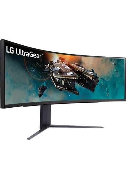 49 Lg 49GR85DC-B Va 1ms 240HZ 2xhdmı 1xdp Dual Qhd 5120X1440 Freesync Curved Vesa Sıyah Gamıng