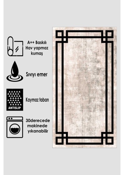 Kaymaz Taban Banyo Halısı Takımı 2'li 60x100 ve 50x60, polyester, yıkanabilir, şık tasarım fiyatları