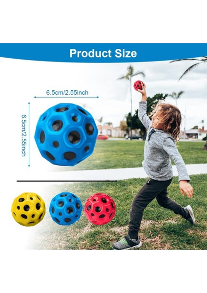 Zıplayan Top 3 Adet Çocuk Eğlence Topu Bouncer Ball