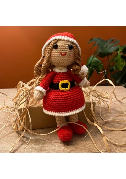 Amigurumi Noel Kız Oyuncak Hediye Yılbaşı fırsatları