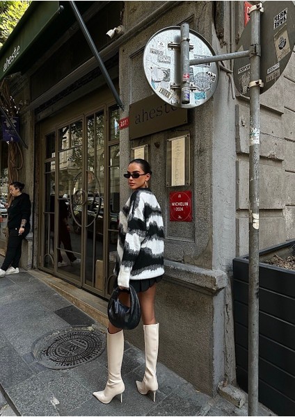 Lymens Fashion Oversize Geçiş Detaylı Triko Kazak fiyatları