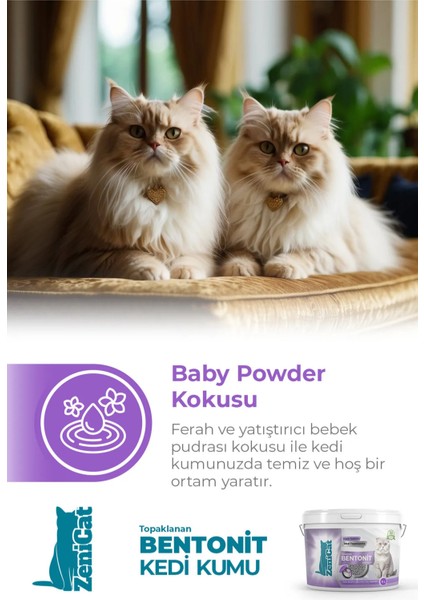 Kokulu Renkli Kedi Kumu Ince Taneli Doğal Bentonit fiyatları