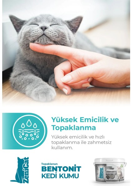 Kokulu Renkli Kedi Kumu Ince Taneli Doğal Bentonit modelleri