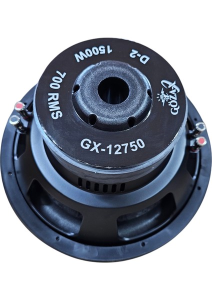 GX-12750 D2 1500W 700 Rms 30 cm Bas Çift Bobin Yeni Seri