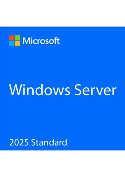 Windows Server 2025 Standard 16 Core Esd Lisans