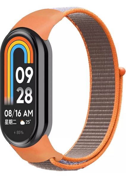 Xiaomi Mi Band 8 Mi Band 9 Uyumlu Hasır Örgü Kordon Kayış Bileklik