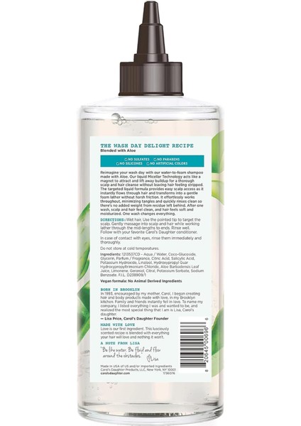 Carol’s Daughter Wash Day Delight Aloe Sülfatsız Şampuan 500ml fiyatları