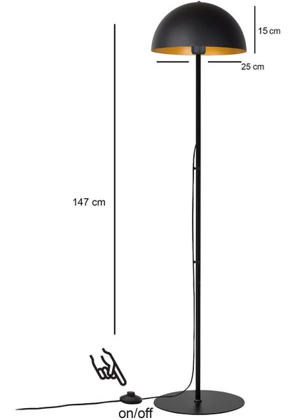 Homing Brooks Metal Lambader Siyah 241574