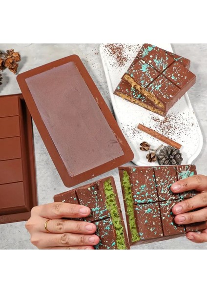 Dubai Çikolatası Yapma Kalıbı Silokon Bpa Free modelleri