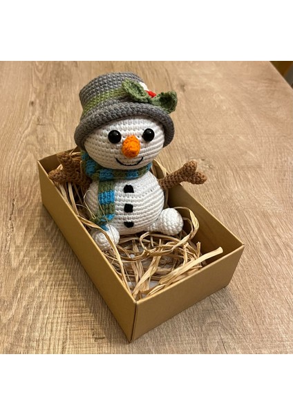 Amigurumi Kardan Adam Oyuncakhediye,yılbaşı