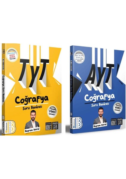 2025 TYT - AYT Coğrafya Tamamı Video Çözümlü Soru Bankası Seti