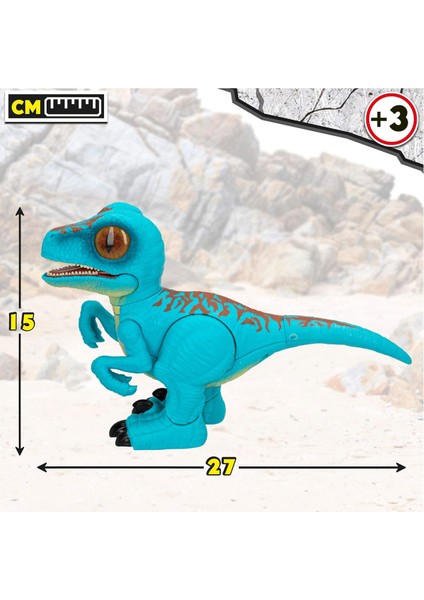 Raptor Junior Dinozor Sesli Hareketli Dinozor Figür Oyuncak Hediyelik Figür Oyuncaklar