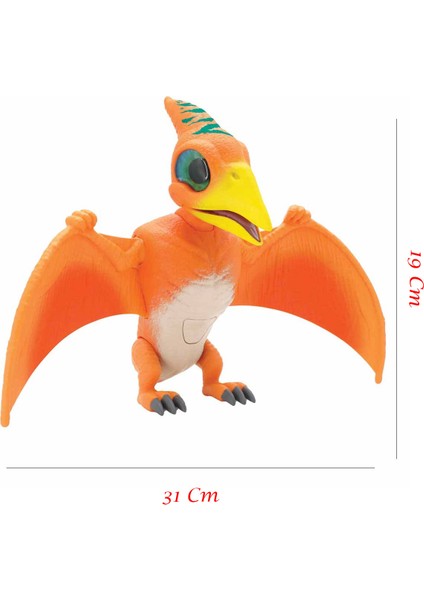 Pterodactyl Junior Dinozor Sesli Hareketli Dinozor Figür Oyuncak Hediyelik Figür Oyuncaklar