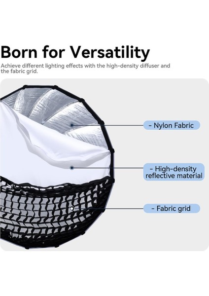 90 cm Bowens Mount Parabolic Softbox L055
