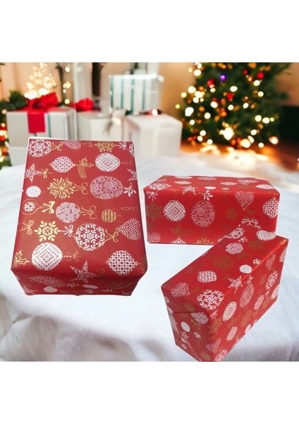 Italyan Paketleme Kağıdı, Kalp, Top Desenli Ambalaj Kağıdı, Kırmızı, NO:470B 70 x 200 cm fırsatları