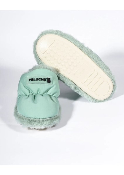 2025 Mint Yeşil Çocuk Ev Ayakkabısı Panduf fiyatları