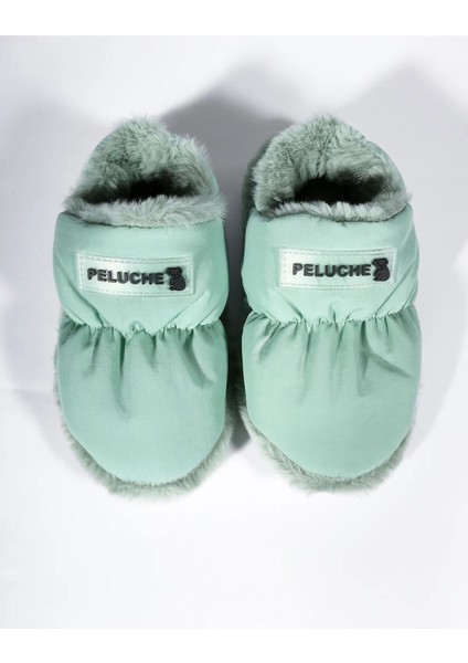 2025 Mint Yeşil Çocuk Ev Ayakkabısı Panduf modelleri