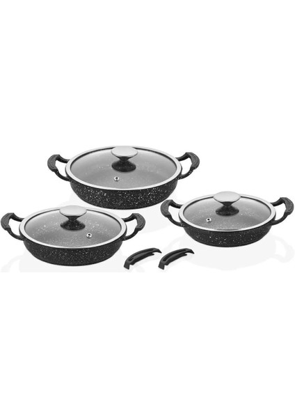 Helegra 6 Parça Döküm Sahan Set 3060