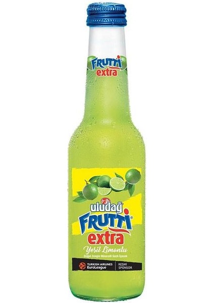 Frutti Extra Yeşil Limonlu 250 ml x 24 Adet