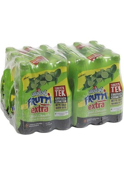 Frutti Extra Yeşil Limonlu 250 ml x 24 Adet