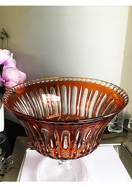 Mose Büyük Ayaklı Meyverik Ağız Capı 27 cm Yükseklik 25 cm