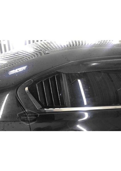 Honda Civic Fb7 2012-2016 Uyumlu Kelebek Cam Izgarası Kelebek Cam Vizörü Havalandırma Sağ Sol Takım Parlak Siyah modelleri