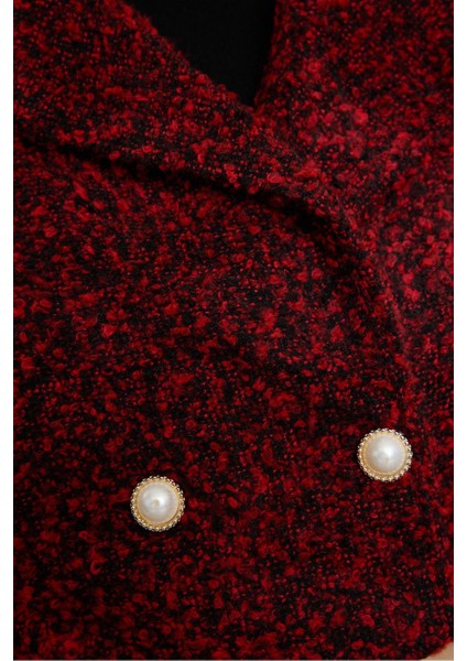 Modern Tarz Astarsız Dokuma Regular Boy Tüvit Kumaş Mini Boy Dokuma Etek