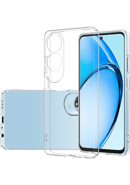 Oppo A60 Kılıf Şeffaf Yumuşak Silikon Darbe Dayanıklı Koruyucu Kamera Korumalı Kılıf Arka Kapak