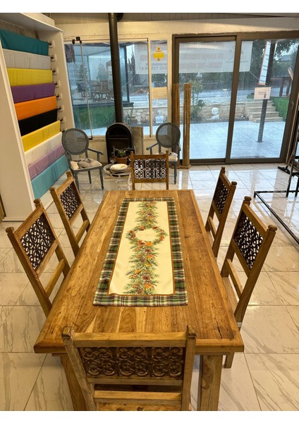 Haki Ekose Desenli Runner indirimleri