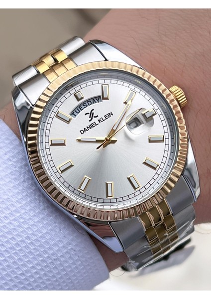 Takvimli Kadran Rolex Kasa 30 mt Suya Dayanıklı 2 Yıl Garantili Erkek Kol Saati 10010F6