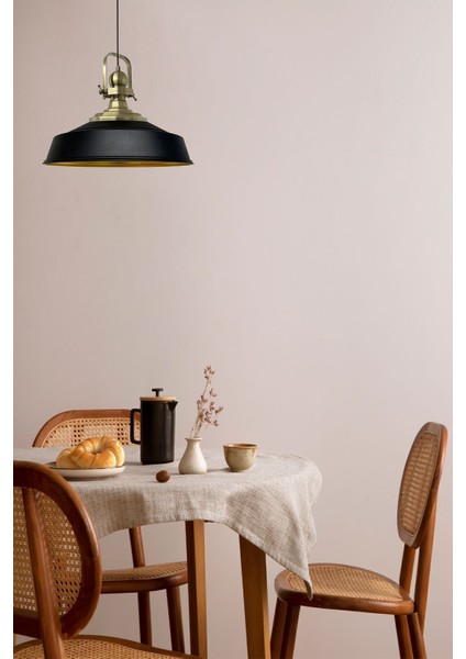 Siyah Eskitme Tekli Sarkıt Avize, Metal Malzeme, 41x28 Boyut, Şık ve Modern Tasarım modelleri