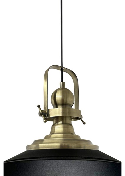 Siyah Eskitme Tekli Sarkıt Avize, Metal Malzeme, 41x28 Boyut, Şık ve Modern Tasarım fırsatları
