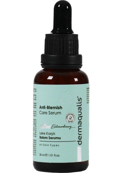 Leke Karşıtı Serum Cilt Bakım Serumu Extraordinary Serisi 30 ml